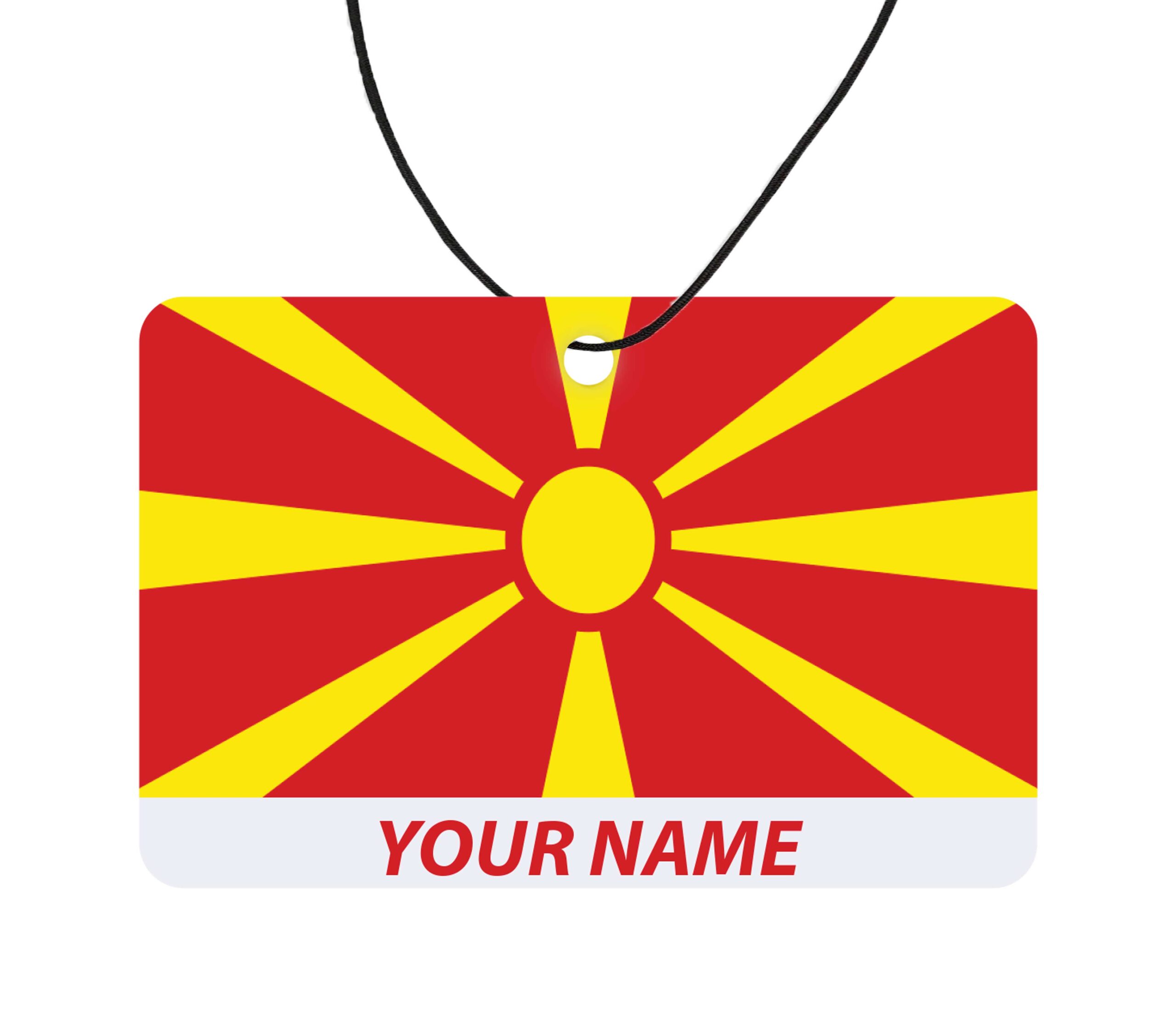 Personalised Macedonia Flag