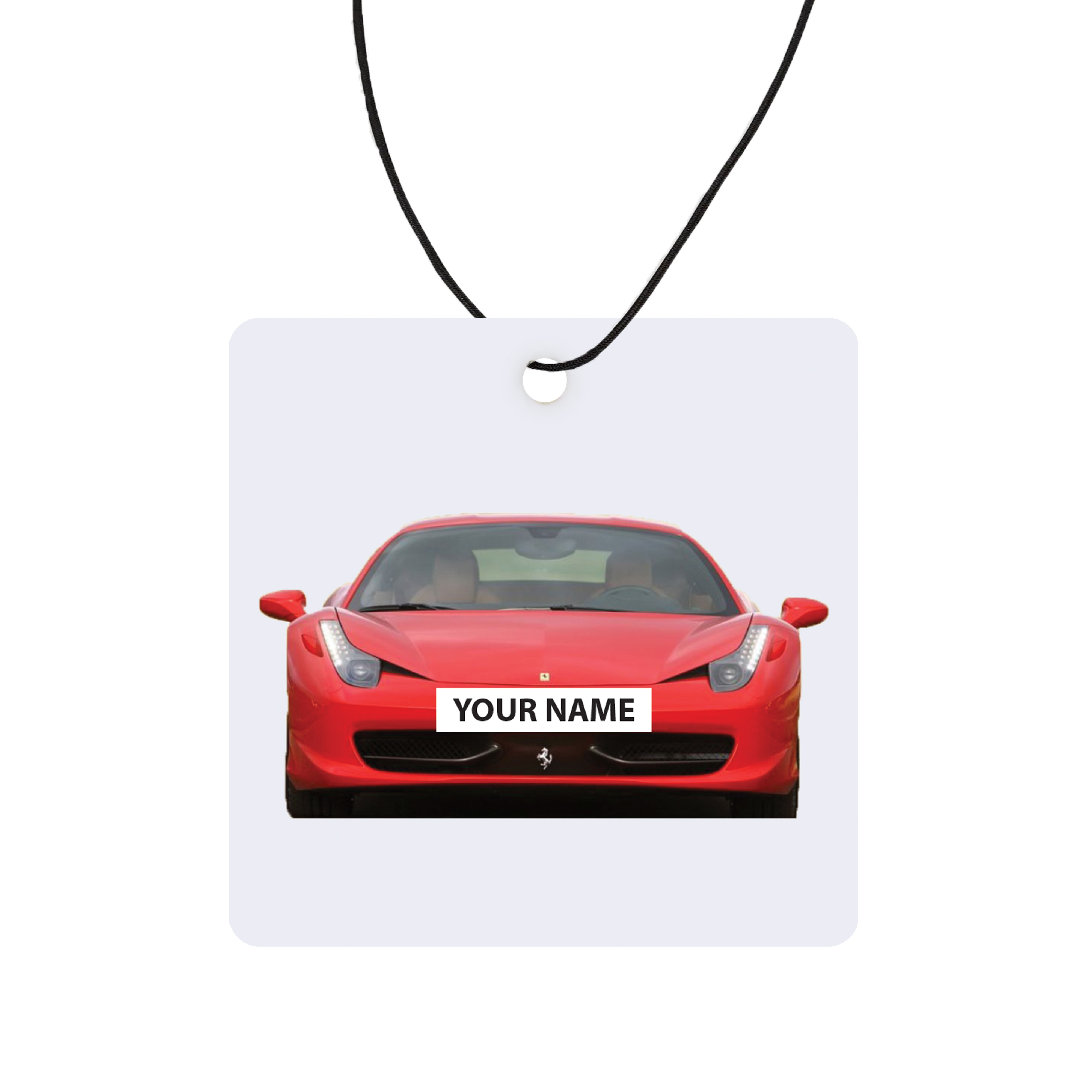 Your Name Red Ferrari 458