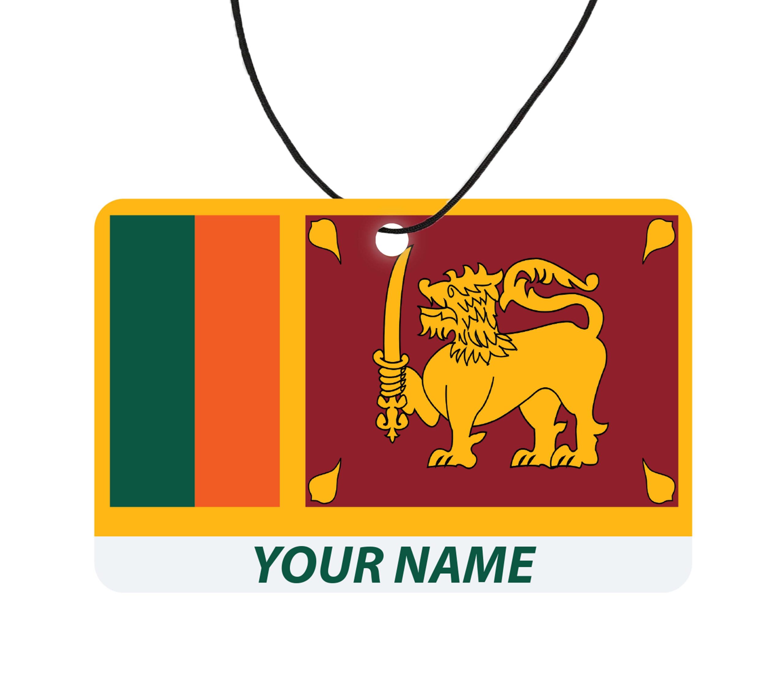 Personalised Sri Lanka Flag
