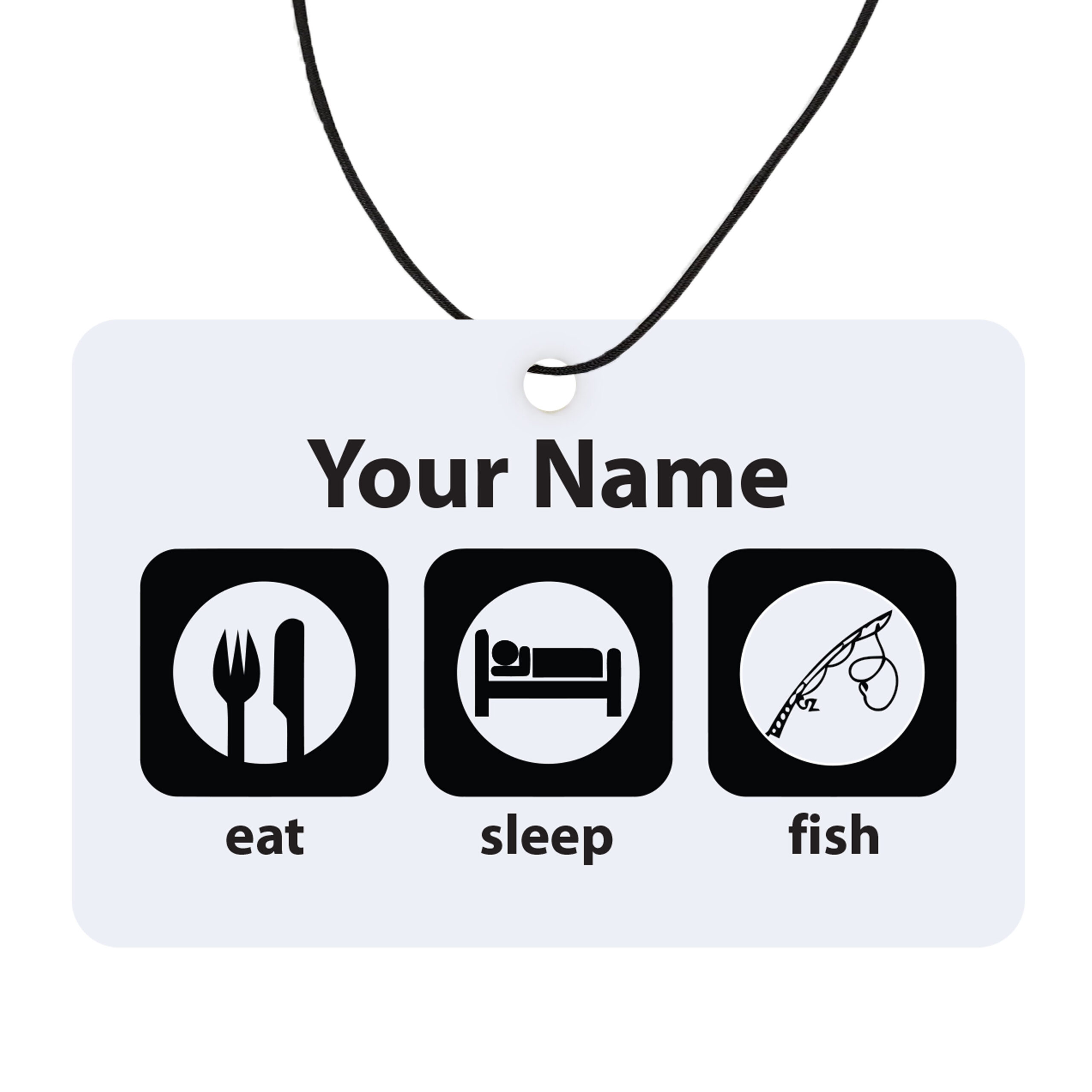 Personalised Eat Sleep Fishing