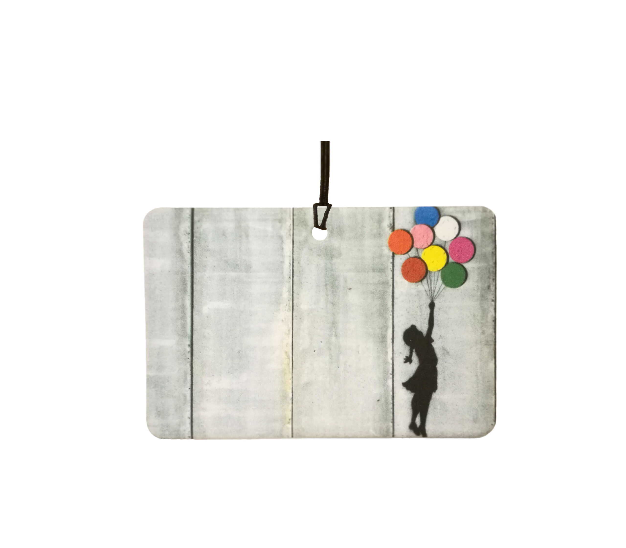 Girl With Floating Balloons