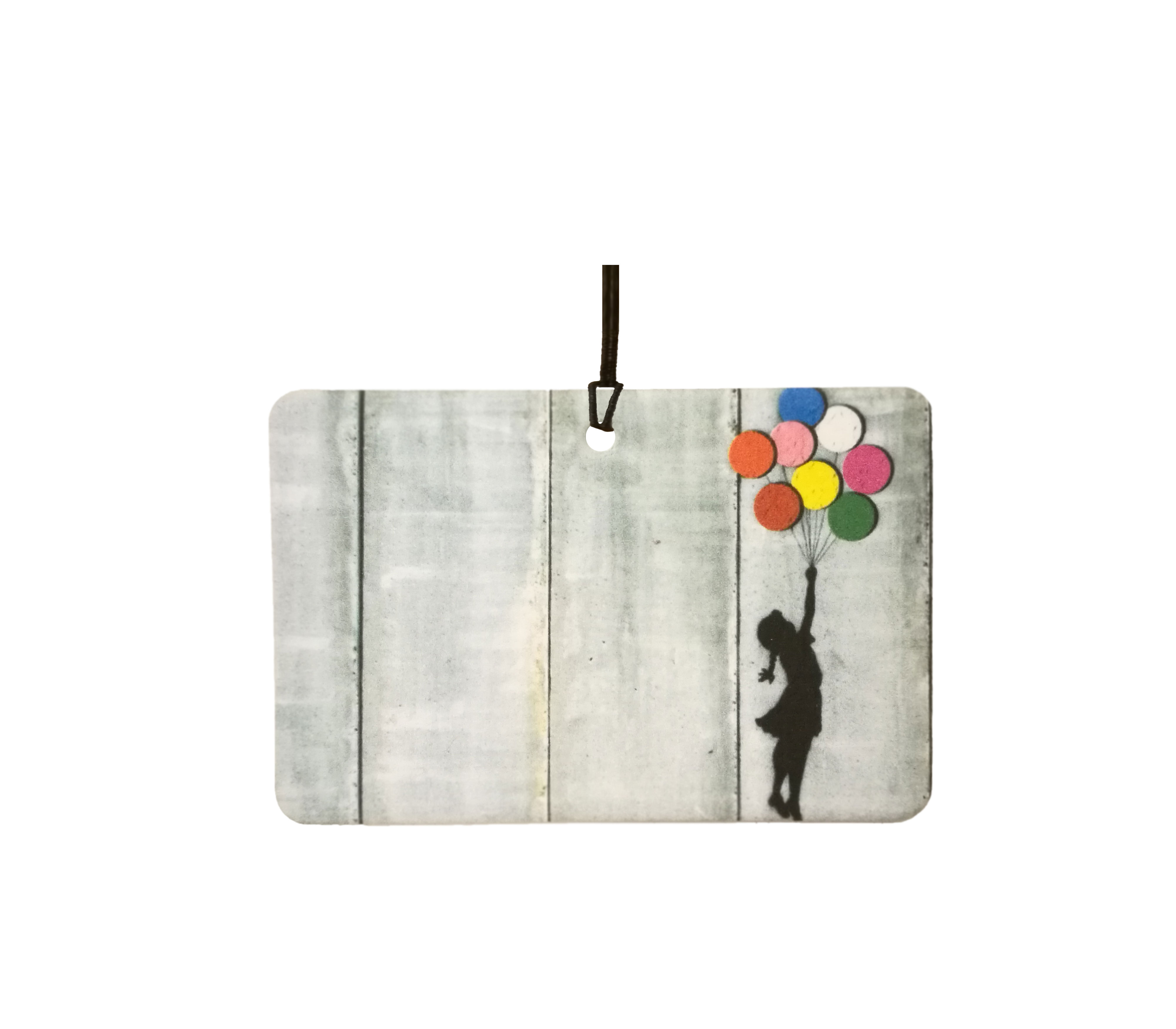 Girl With Floating Balloons