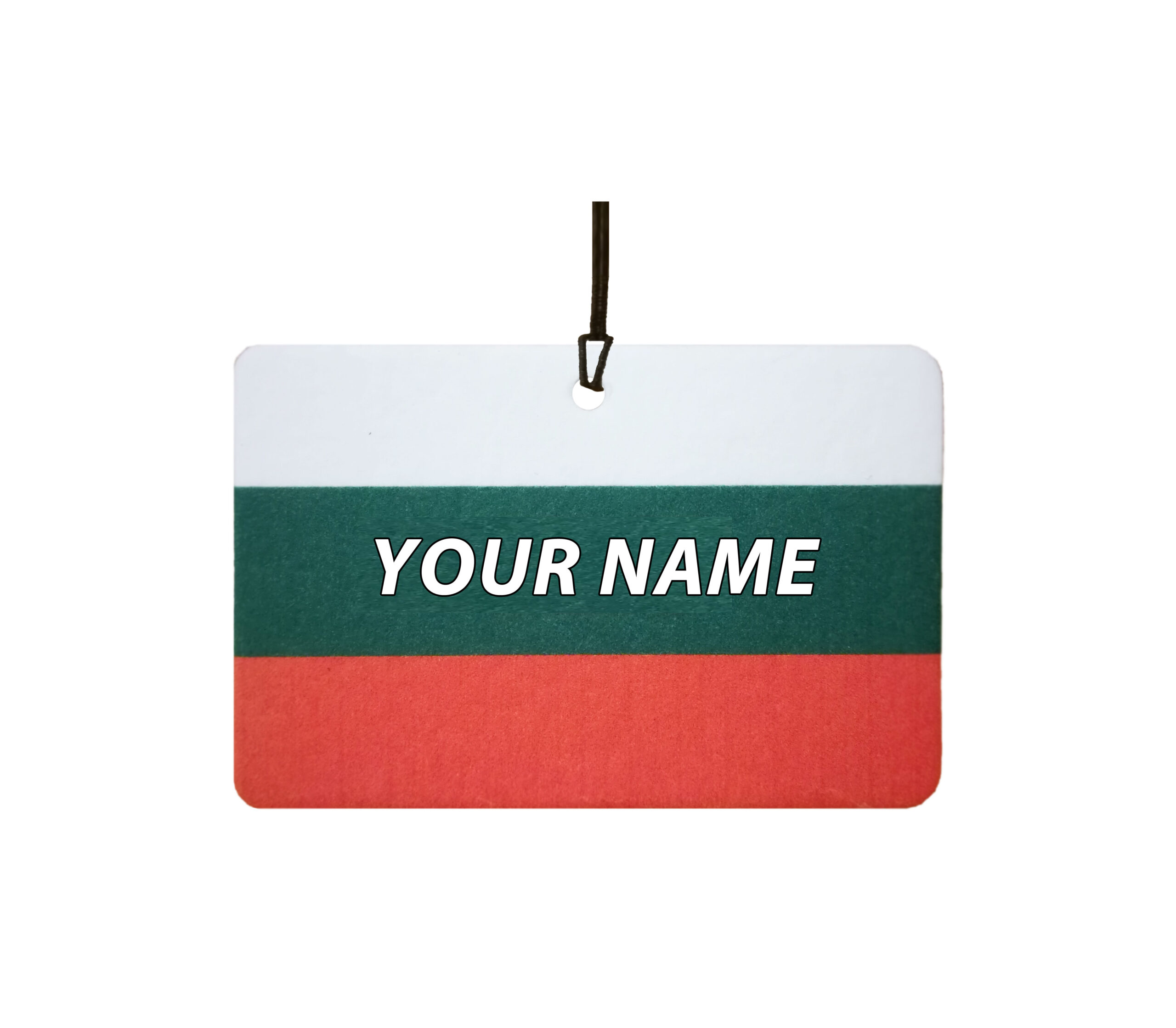 Personalised Bulgaria Flag