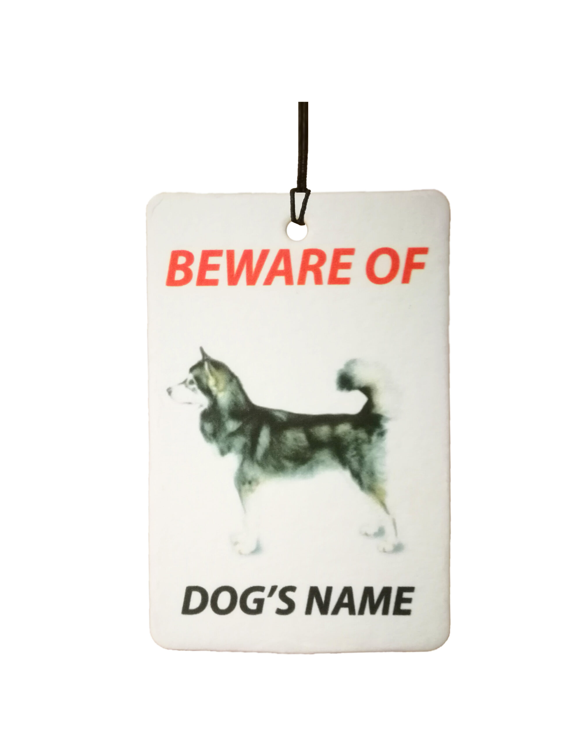 Personalised Dog's Name Alaskan Malamute