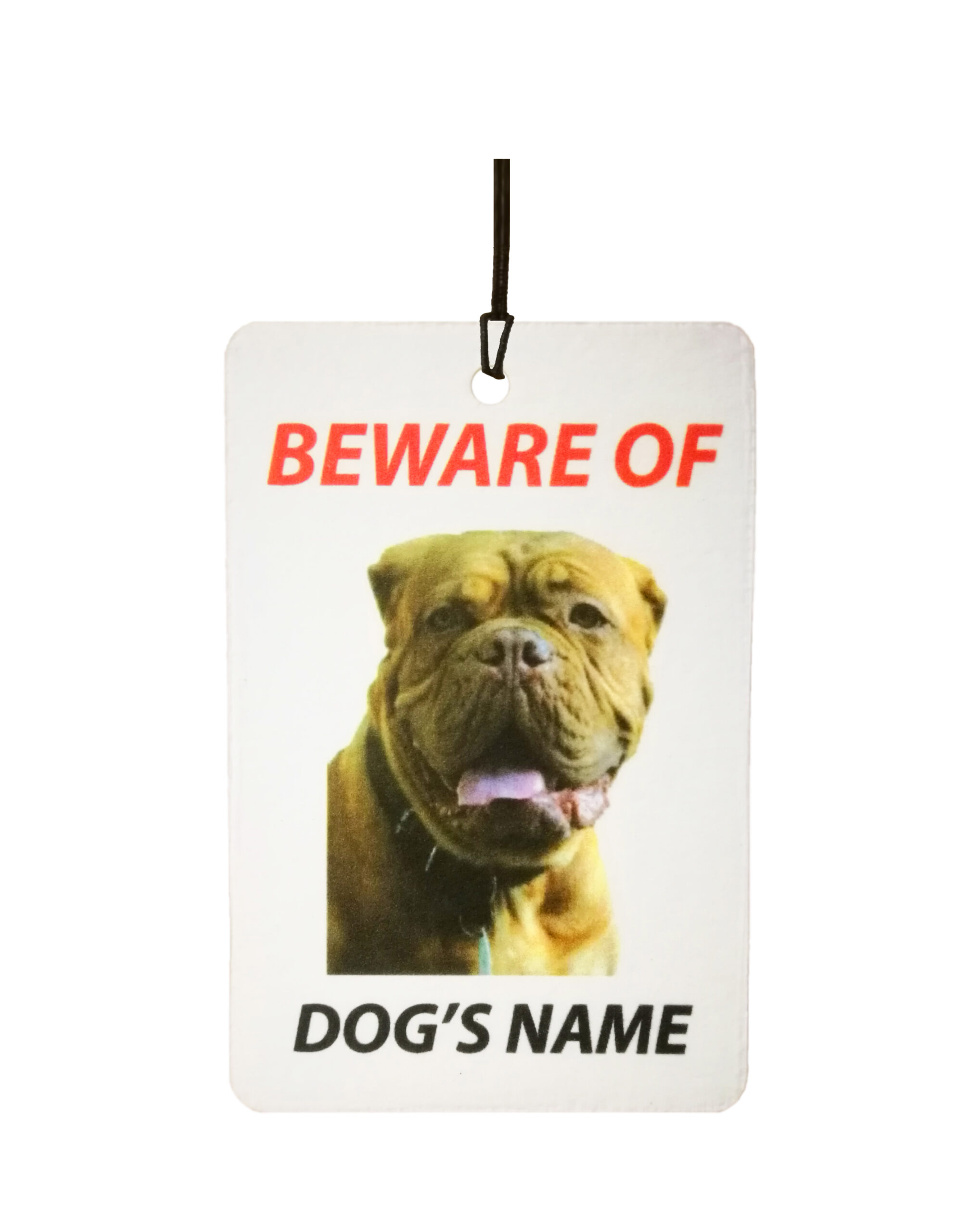 Personalised Dog's Name Dogue de Bordeaux