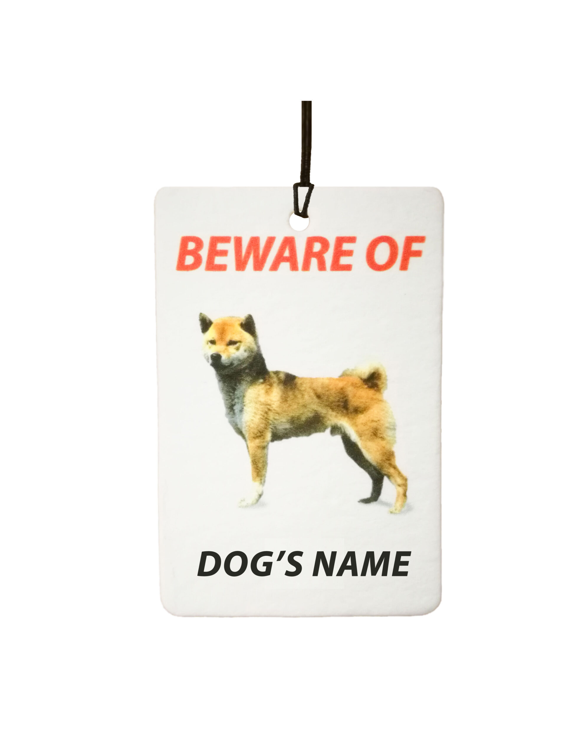 Personalised Dog's Name Shiba Inu