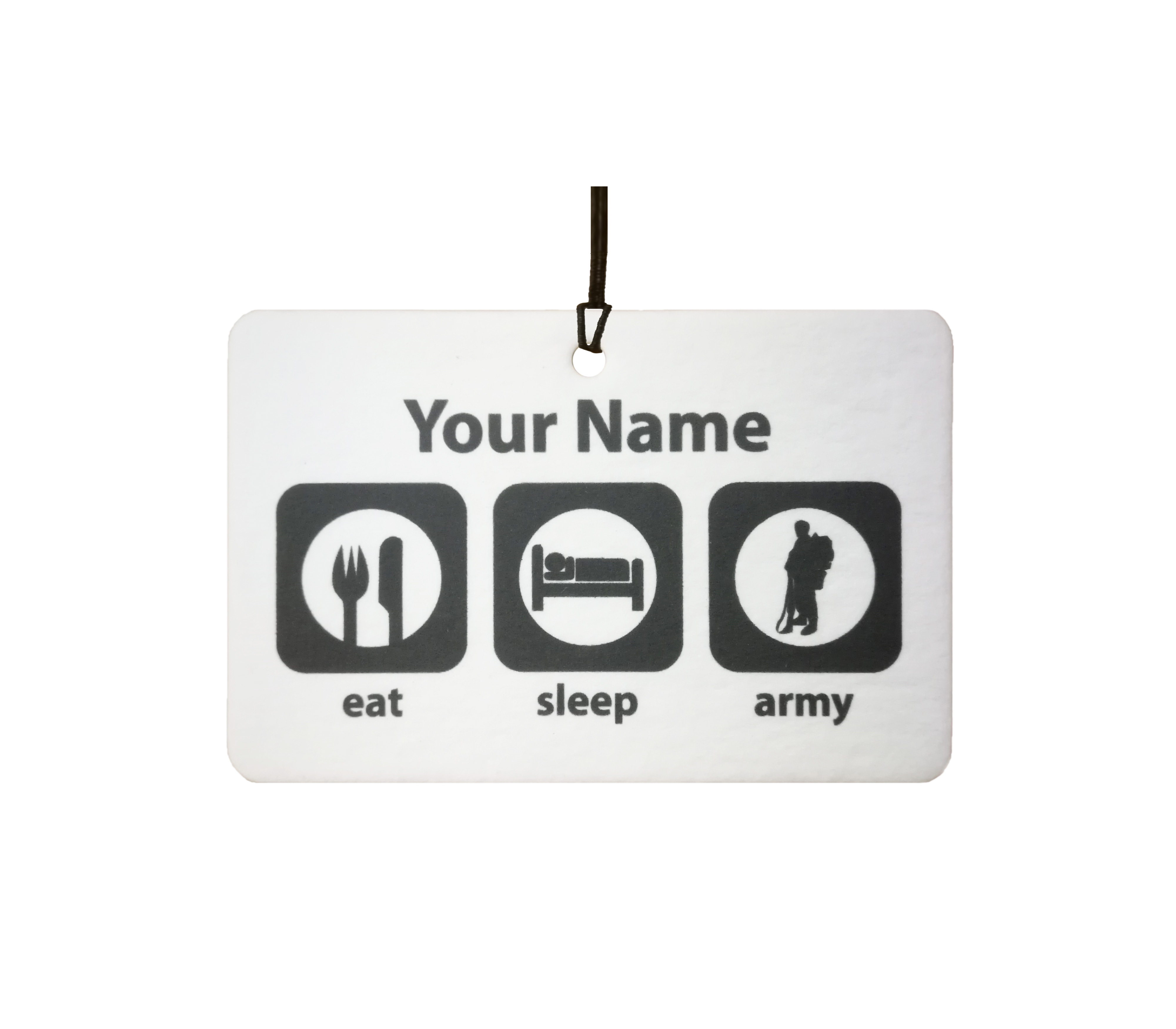 Personalised Eat Sleep Army