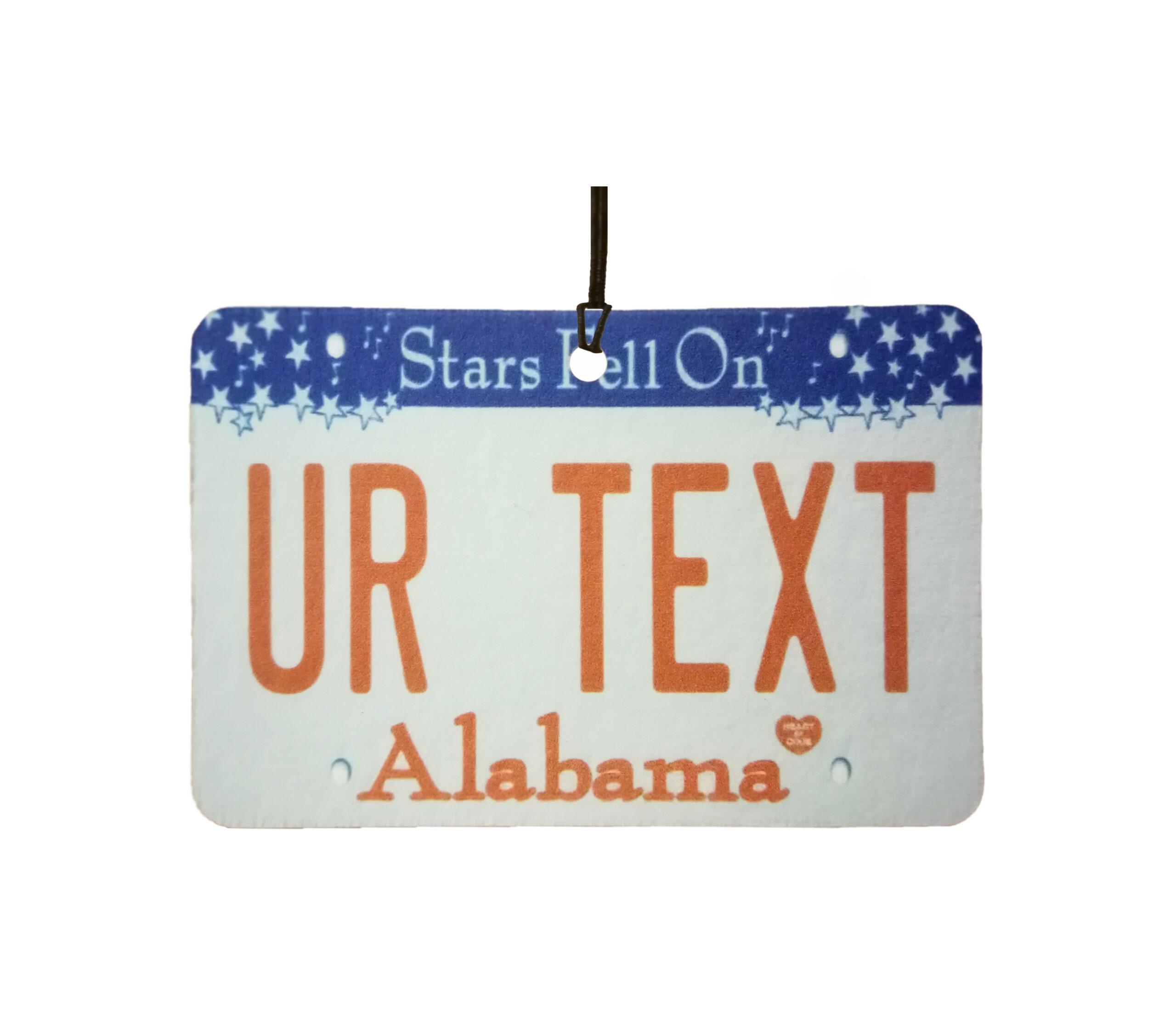 Personalised Alabama License Plate