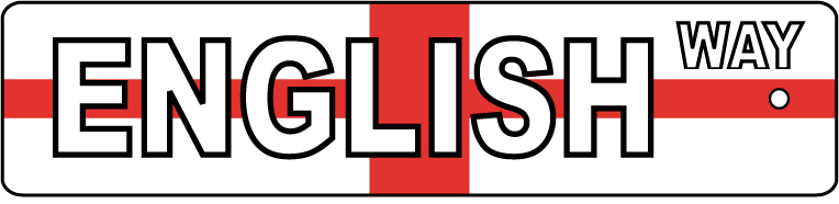 English Way Street Sign