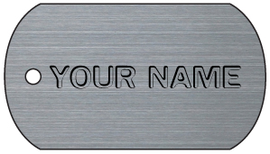 Your Name Dog Tag