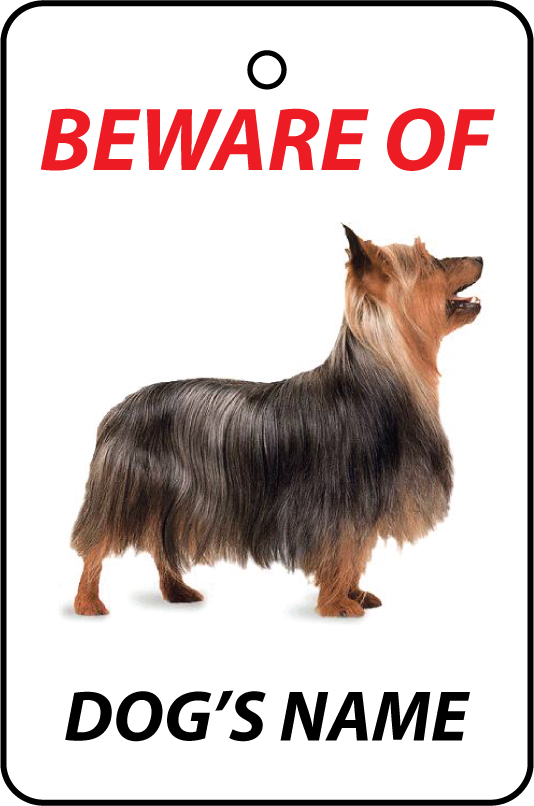 Personalised Dog's Name Silky Terrier