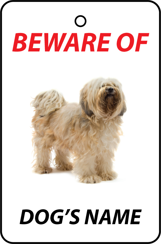 Personalised Dog's Name Tibetan Terrier